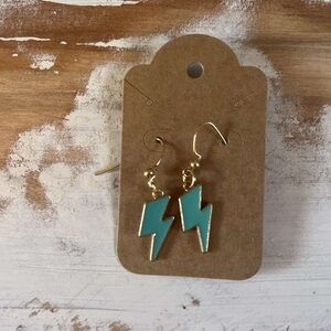 Lightening bolt earrings